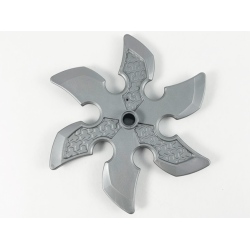 Technic Circular Saw Blade with Pin Hole and Six Teeth (Large Shuriken Throwing Star) - Dark Red Technic Circular Saw Blade with Pin Hole and Six Teeth (Large Shuriken Throwing Star) - Dark Red