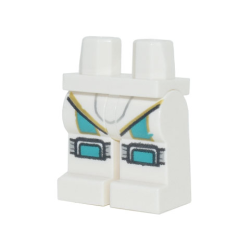 Hips and Legs with Spacesuit, Dark Turquoise Knee Pads Pattern Hips and Legs with Spacesuit, Dark Turquoise Knee Pads Pattern