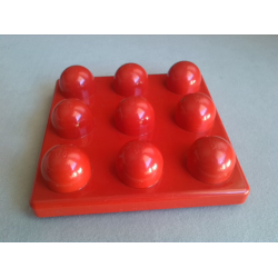 Primo Plate 3 x 3 - Red