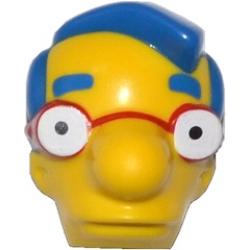 Minifigure, Head, Modified Simpsons Milhouse Van Houten Pattern
