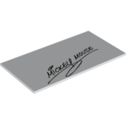 Tile 8 x 16 with Bottom Tubes, Textured Surface with 'Mickey Mouse' Signature Pattern Tile 8 x 16 with Bottom Tubes, Textured Surface with 'Mickey Mouse' Signature Pattern