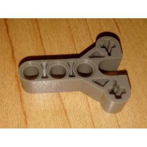 Деталь LEGO 43464 Technic, Steering Arm 3 x 4 T-Shape with 3 Pin Holes and 2 Axle Holes (part of 6282c01 steering unit)