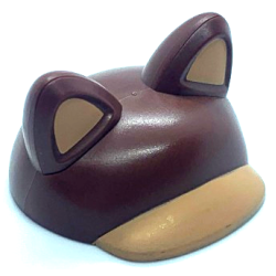 Large Figure Headgear, Super Mario Cap with Ears with Nougat Bill and Auricles Pattern (Tanooki Mario)