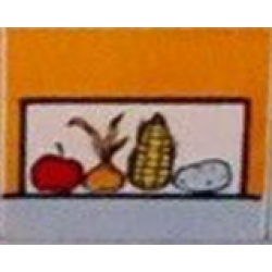 Duplo, Tile 2 x 2 x 1 with Farmhouse Mosaic Picture 15 Pattern Duplo, Tile 2 x 2 x 1 with Farmhouse Mosaic Picture 15 Pattern