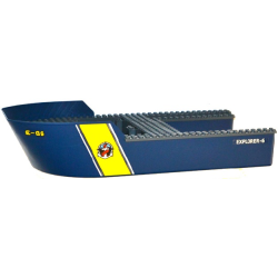 Boat, Hull Giant Bow 40 x 20 x 7 with Dark Bluish Gray Top with 'E-06', Deep Sea Logo, and 'EXPLORER-6' Pattern on Both Sides (Stickers) - Set 60095 Boat, Hull Giant Bow 40 x 20 x 7 with Dark Bluish Gray Top with 'E-06', Deep Sea Logo, and 'EXPLORER-6' Pattern on Both Sides (Stickers) - Set 60095