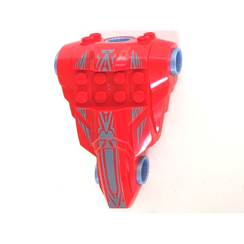 Деталь LEGO 47477c01pb05 Large Figure Torso KK with Santis Pattern - Series 1