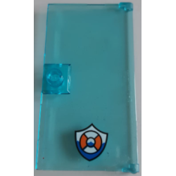 Door 1 x 4 x 6 with Stud Handle with Coast Guard Logo Pattern (Sticker) - Set 60167 Door 1 x 4 x 6 with Stud Handle with Coast Guard Logo Pattern (Sticker) - Set 60167