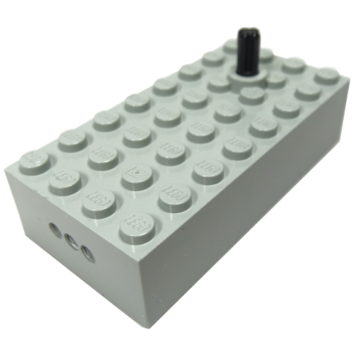 Деталь LEGO 70026b Electric, Train 12V Remote Control Switch Motor 4 x 8 x 1 2/3 with Deep Middle Hole