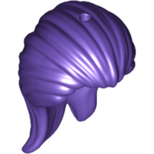 Деталь LEGO 30930 Mini Doll, Hair Friends Long Pulled Straight Back, Two Locks in Back