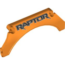 Technic, Panel Car Mudguard Arched 13 x 2 x 5 Straight Top with 'RAPTOR' Pattern Technic, Panel Car Mudguard Arched 13 x 2 x 5 Straight Top with 'RAPTOR' Pattern