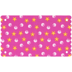 Belville Tent Cloth with Starfish / Sea Stars and Seashells Pattern Belville Tent Cloth with Starfish / Sea Stars and Seashells Pattern