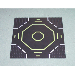 Baseplate, Road 32 x 32 9-Stud Landing Pad with Green Octagon Pattern Baseplate, Road 32 x 32 9-Stud Landing Pad with Green Octagon Pattern