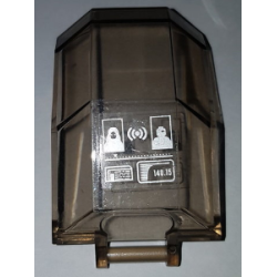 Windscreen 4 x 4 x 4 2/3 with Bar Handle with '140.15' and White Head-Up Display (HUD) Pattern (Sticker) - Set 70164 Windscreen 4 x 4 x 4 2/3 with Bar Handle with '140.15' and White Head-Up Display (HUD) Pattern (Sticker) - Set 70164