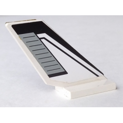Tail Shuttle with Black Lines Pattern on Both Sides (Stickers) - Sets 6456 / 6465