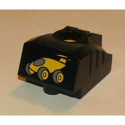 Duplo, Toolo MyBot Engine Program Brick with Yellow Car Pattern
