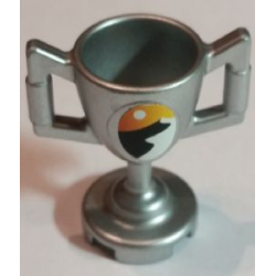 Minifigure, Utensil Trophy Cup with Desert and Full Moon on Sunset Pattern (Sticker) - Set 8896