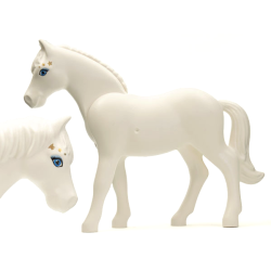 Horse, Belville with Blue Eyes and Gold Stars Pattern