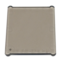 Glass for Window 1 x 3 x 3 Flat Front - Trans-Brown