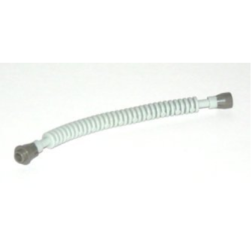 Деталь LEGO x131c02 Hose, Flexible 12L with Tabbed Dark Gray Ends
