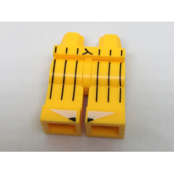 Hips and Legs with 6 Black Vertical Stripes and Pencil Tips on Feet Pattern Hips and Legs with 6 Black Vertical Stripes and Pencil Tips on Feet Pattern