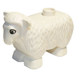 Duplo Sheep with Standing Ears Duplo Sheep with Standing Ears