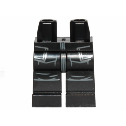 Hips and Legs with Pockets and Knee Creased Pattern Hips and Legs with Pockets and Knee Creased Pattern