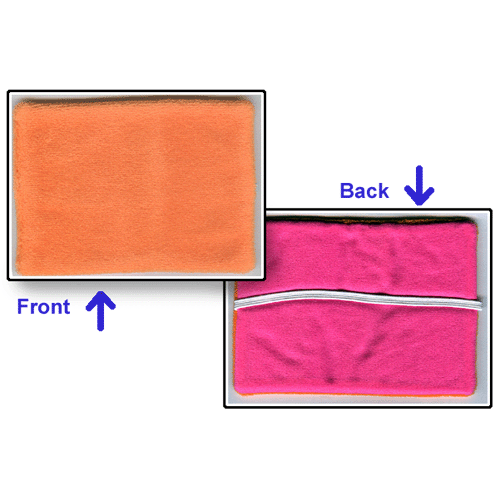 Деталь LEGO 47681 Belville Cloth Pillow 9 x 13 with Dark Pink Back (Couch Cover)