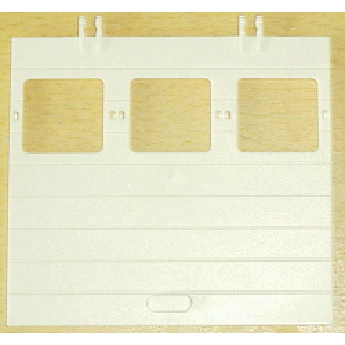 Деталь LEGO 45399 Garage Door 1 x 12 x 9 with Three Windows, Locking Dual 2 Finger Hinges