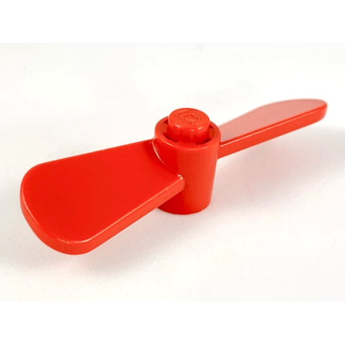 Деталь LEGO 4745 Propeller 2 Blade Twisted - Red