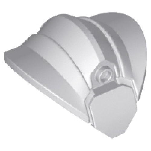 Деталь LEGO 49523 Large Figure Armor, Shoulder - 2 x 4 Brick Base with Curved Ends and Side Studs