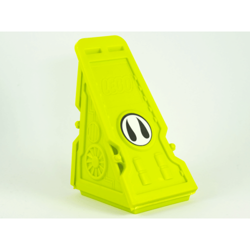 Деталь LEGO 30556pb04 Vehicle, Racer Launcher with Snake Logo and Stat Card on Inside Pattern (Stickers) - Set 4577