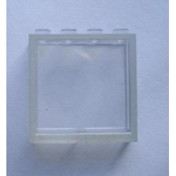 Modulex, Window 1 x 4 x 4 with Gray Border Pattern