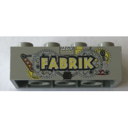 Brick 2 x 4 with LEGO Fabrik 2004 Pattern 2 of 3