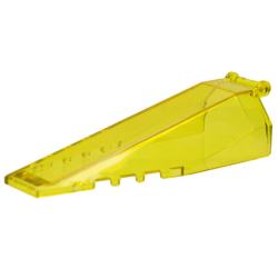 Windscreen 10 x 4 x 2 with Bar Handle - Trans-Yellow