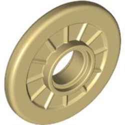 Wheel Wheelchair with Technic Pin Hole with Molded (Same Color) Hard Rubber Tire Pattern Wheel Wheelchair with Technic Pin Hole with Molded (Same Color) Hard Rubber Tire Pattern