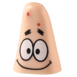 Minifigure, Head, Modified Patrick Pattern
