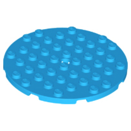 Деталь LEGO 74611 Plate, Round 8 x 8 with Hole