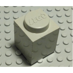 Jumbo Brick 1 x 1 - Light Gray