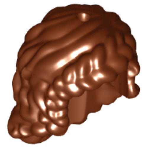 Деталь LEGO 35620 Mini Doll, Hair Friends Long Wavy with Side French Braid