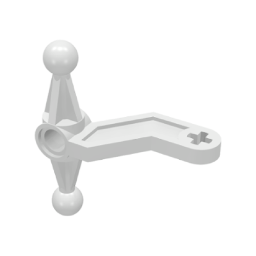 Деталь LEGO 2737 Technic, Steering Arm Large - White