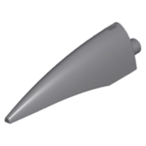 Деталь LEGO 11089 Barb / Claw / Horn / Tooth - Large - Dark Bluish Gray