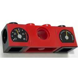 Stickered Assembly 4 x 1 x 1 with Speedometer Pattern (Stickers) - Set 8440 - 1 Technic, Brick 1 x 2 with Hole, 2 Technic, Brick 1 x 1 with Hole Stickered Assembly 4 x 1 x 1 with Speedometer Pattern (Stickers) - Set 8440 - 1 Technic, Brick 1 x 2 with Hole, 2 Technic, Brick 1 x 1 with Hole