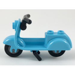 Scooter with Black Stand, Black Handlebars, and Dark Bluish Gray Wheels Scooter with Black Stand, Black Handlebars, and Dark Bluish Gray Wheels