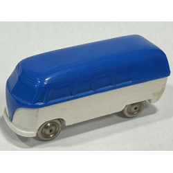 HO Scale, VW Window Van with White Base - Completely Colored Top