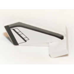 Tail Shuttle, Small with Space Shuttle Pattern on Both Sides (Stickers) - Set 7467