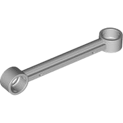 Technic, Link 1 x 6 without Stoppers Perpendicular - Light Bluish Gray