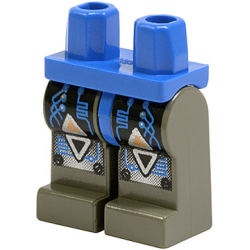 Hips and Dark Gray Legs with Insectoids Blue Circuitry over Black and Silver Background Pattern Hips and Dark Gray Legs with Insectoids Blue Circuitry over Black and Silver Background Pattern