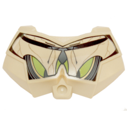 Large Figure Chest Armor Small with SW General Grievous Dark Gray and Lime Pattern
