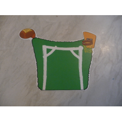 Plastic Backdrop for Set 7436 - Little Robots Sports