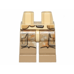 Hips and Dark Tan Legs with Black SW Pockets and Boots, Dark Tan Belt with Dark Bluish Gray Buckle, Medium Nougat and Tan Camouflage Pattern Hips and Dark Tan Legs with Black SW Pockets and Boots, Dark Tan Belt with Dark Bluish Gray Buckle, Medium Nougat and Tan Camouflage Pattern